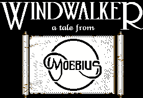 Windwalker title screen for Apple II