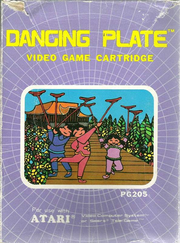 Dancing Plate box art for Atari 2600