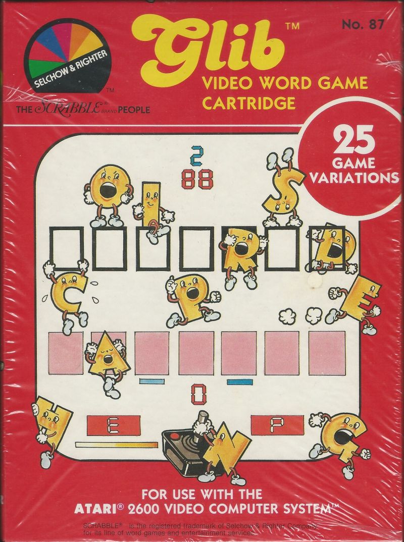 Glib box art for Atari 2600
