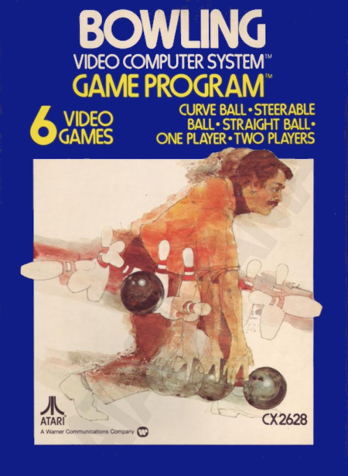 Bowling [Tele-Games] box art for Atari 2600