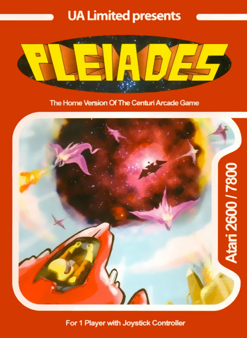 Pleiades [Homebrew] box art for Atari 2600