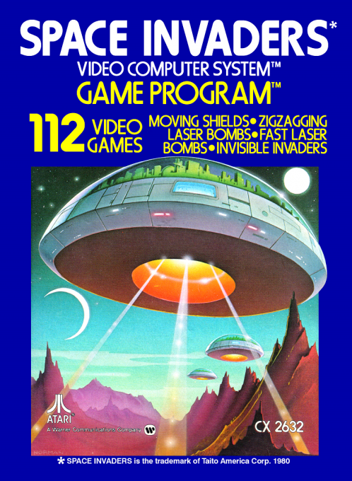 Space Invaders [Tele-Games] box art for Atari 2600