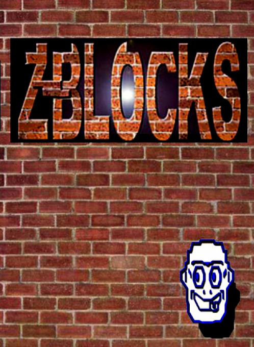 Z-Blocks box art for Atari 2600