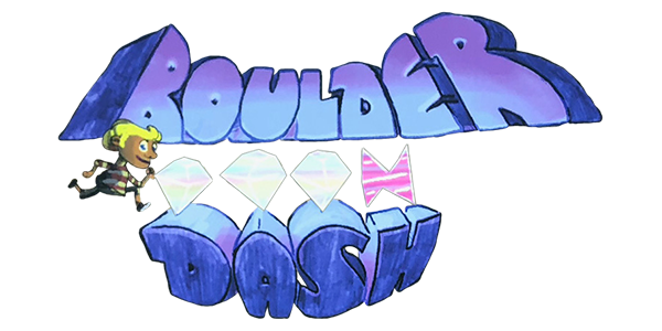 Boulder Dash [Homebrew] logo for Atari 2600