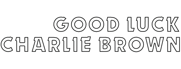 Good Luck Charlie Brown logo for Atari 2600