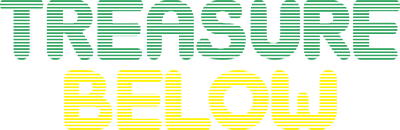 Treasure Below logo for Atari 2600