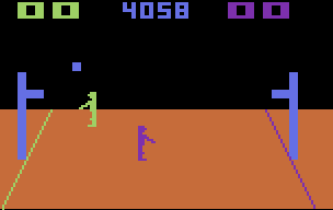 Basketball [Text Label] screenshot 3 for Atari 2600