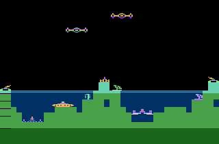 Ocean City Defender screenshot 3 for Atari 2600