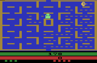 Pac-Man [Tele-Games] screenshot 6 for Atari 2600