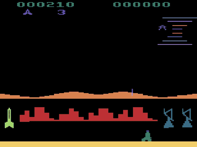 Pleiades [Homebrew] screenshot 6 for Atari 2600