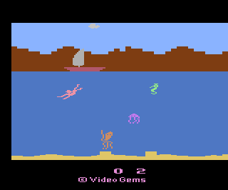 Treasure Below screenshot 3 for Atari 2600