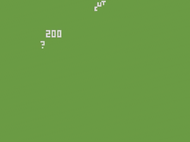 Blackjack [Tele-Games] title screen for Atari 2600