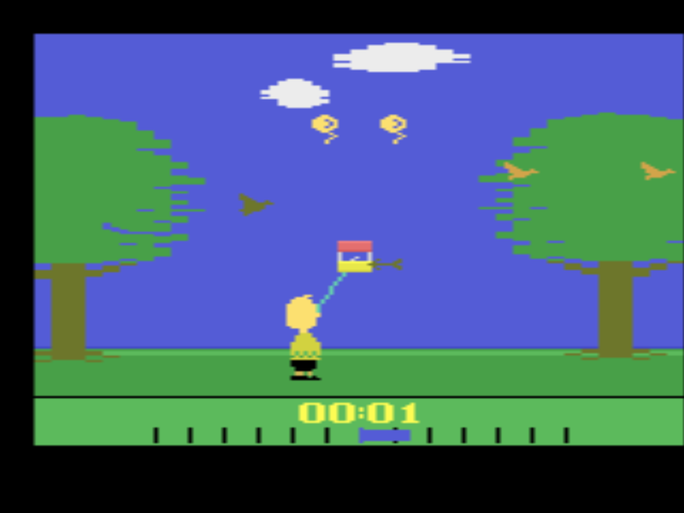 Good Luck Charlie Brown title screen for Atari 2600