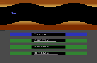 Laser Volley title screen for Atari 2600