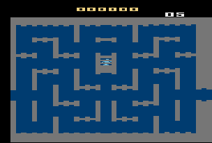 Night Stalker title screen for Atari 2600