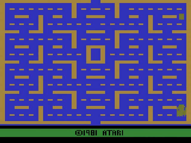 Pac-Man [Tele-Games] title screen for Atari 2600