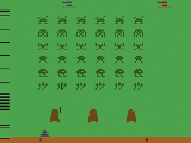 Space Invaders [Tele-Games] title screen for Atari 2600