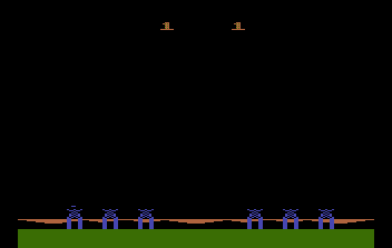 Space Robot title screen for Atari 2600