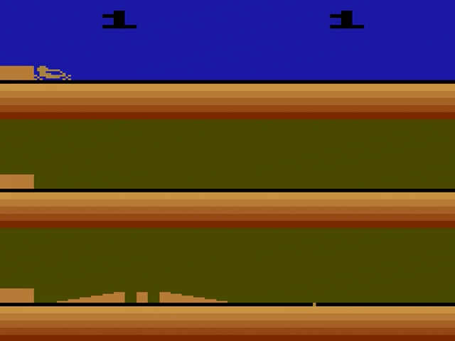 Stunt Cycle title screen for Atari 2600