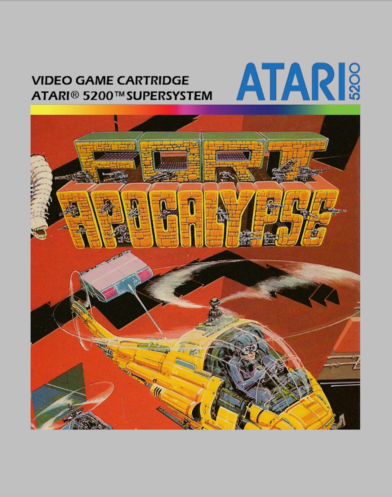 Fort Apocalypse box art for Atari 5200