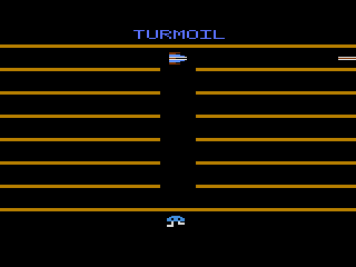 Turmoil title screen for Atari 5200