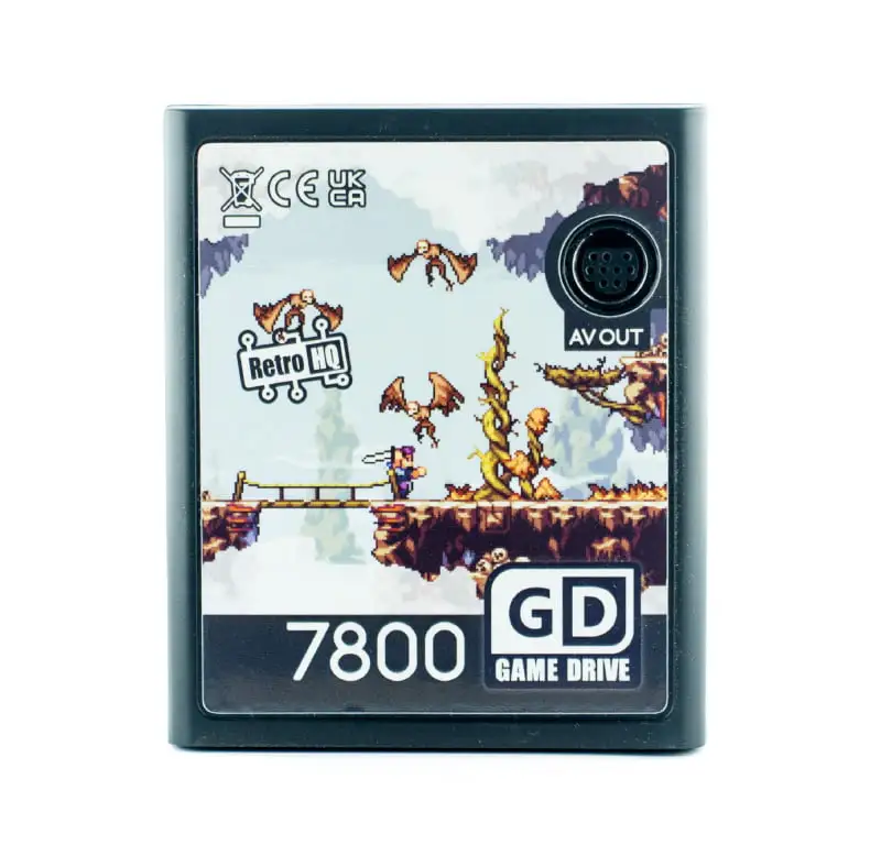 7800 GameDrive box art for Atari 7800