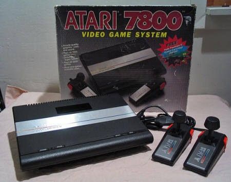 Atari 7800 Console box art for Atari 7800