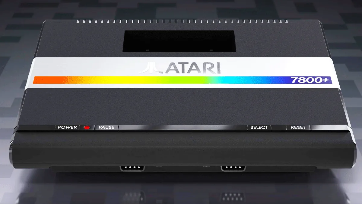 Atari 7800 Plus System box art for Atari 7800