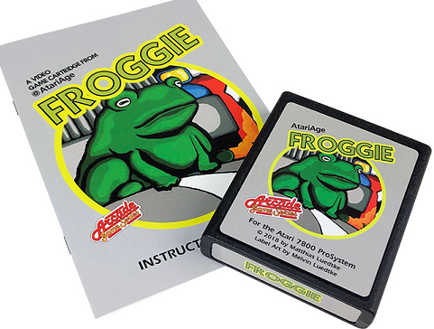 Froggie [Homebrew] box art for Atari 7800