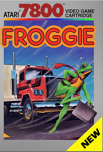 Froggie [Homebrew] box art for Atari 7800