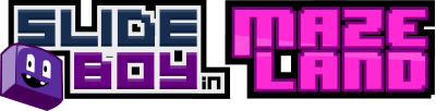 Slide Boy in Maze Land logo for Atari 7800