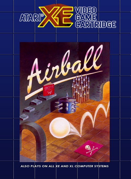 Airball box art for Atari XE
