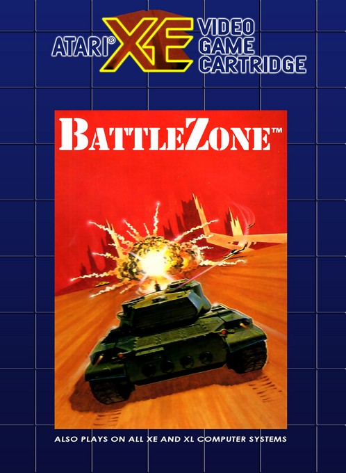Battlezone box art for Atari 400