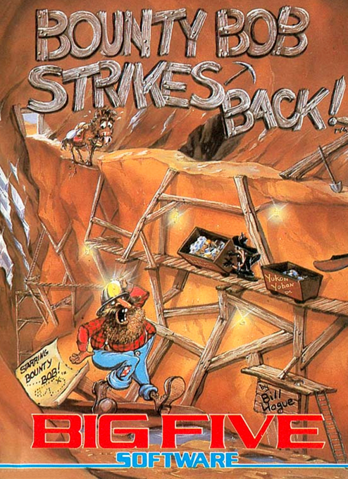 Bounty Bob Strikes Back box art for Atari 400
