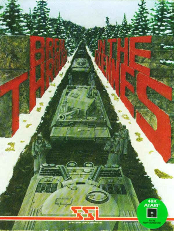 Breakthrough In The Ardennes box art for Atari 400