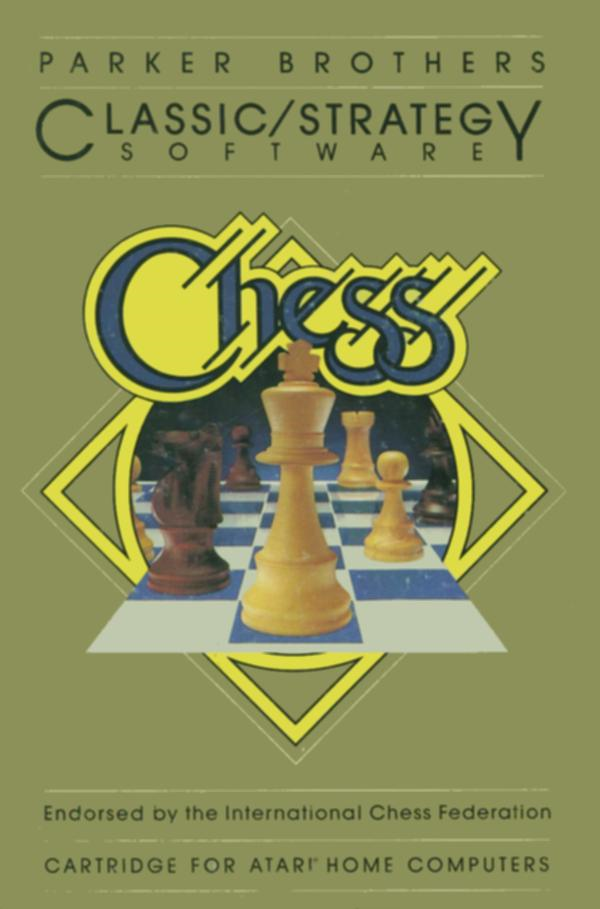 Chess box art for Atari 400