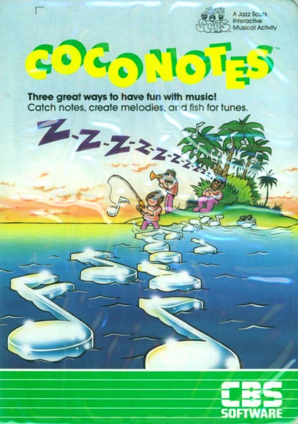 Coconotes box art for Atari 400