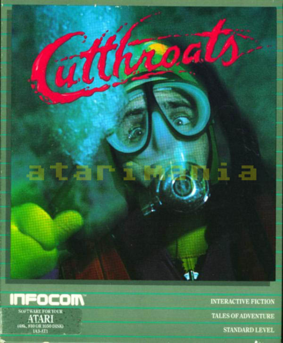 Cutthroats box art for Atari 400