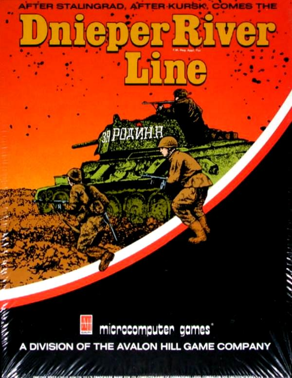 Dnieper River Line box art for Atari 400
