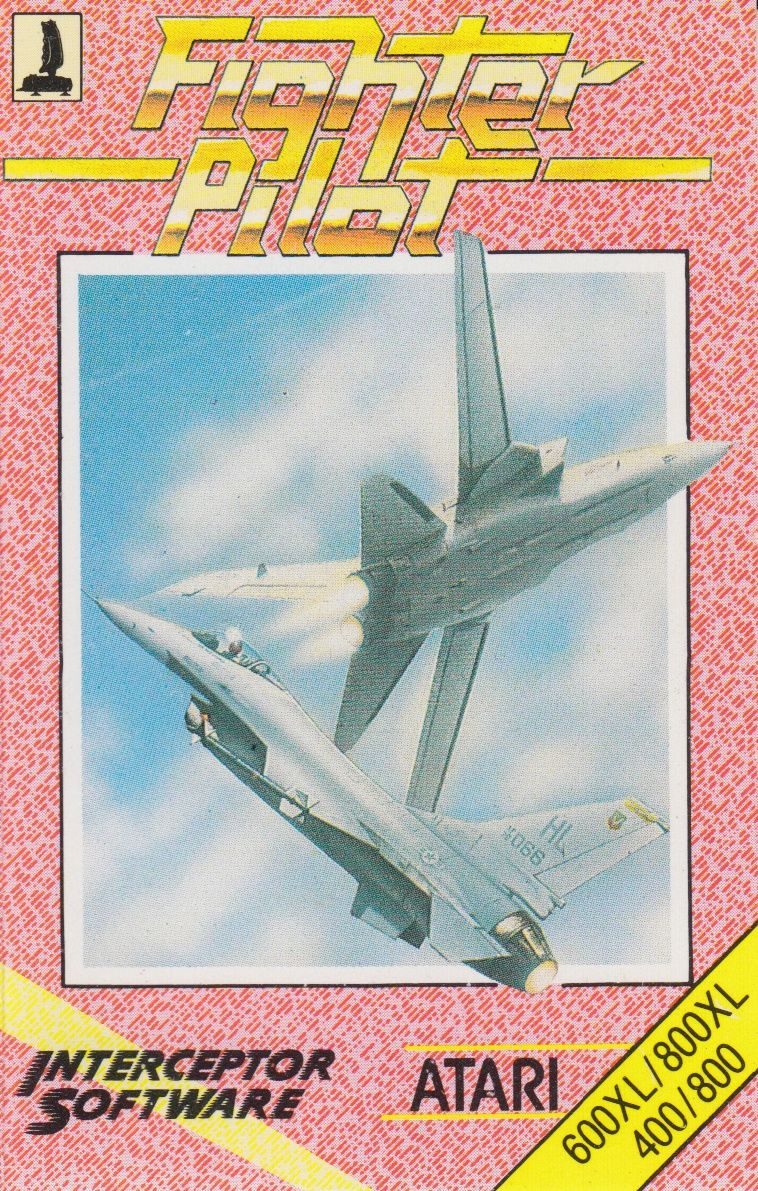 Fighter Pilot box art for Atari 400
