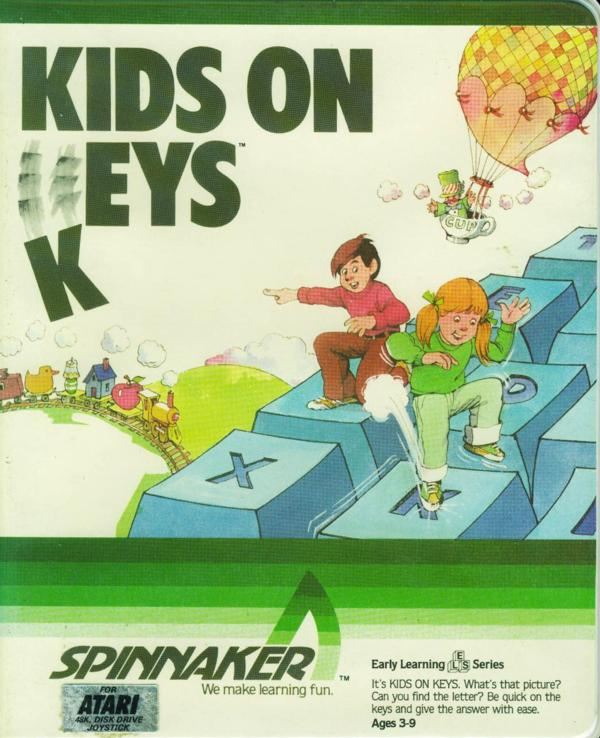 Kids On Keys box art for Atari 400