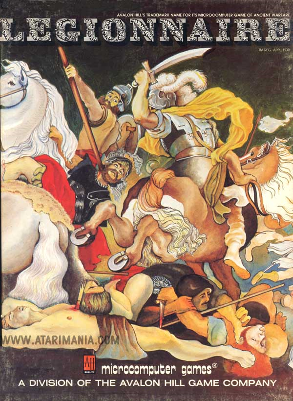 Legionnaire box art for Atari 400