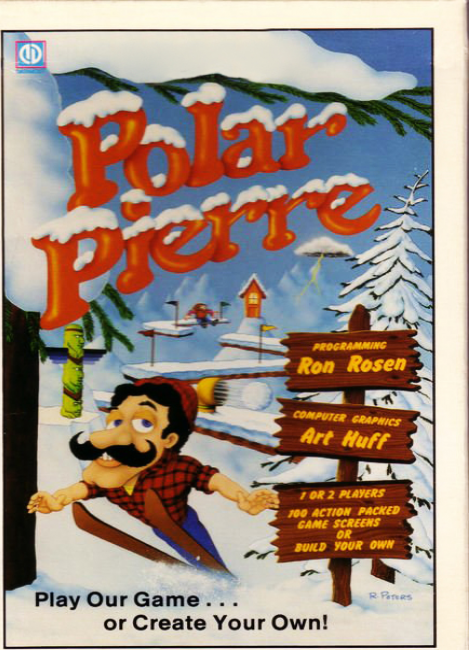 Polar Pierre box art for Atari 400