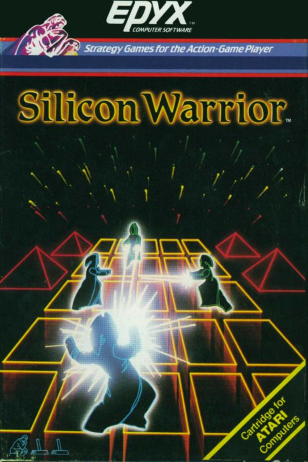 Silicon Warrior box art for Atari 400
