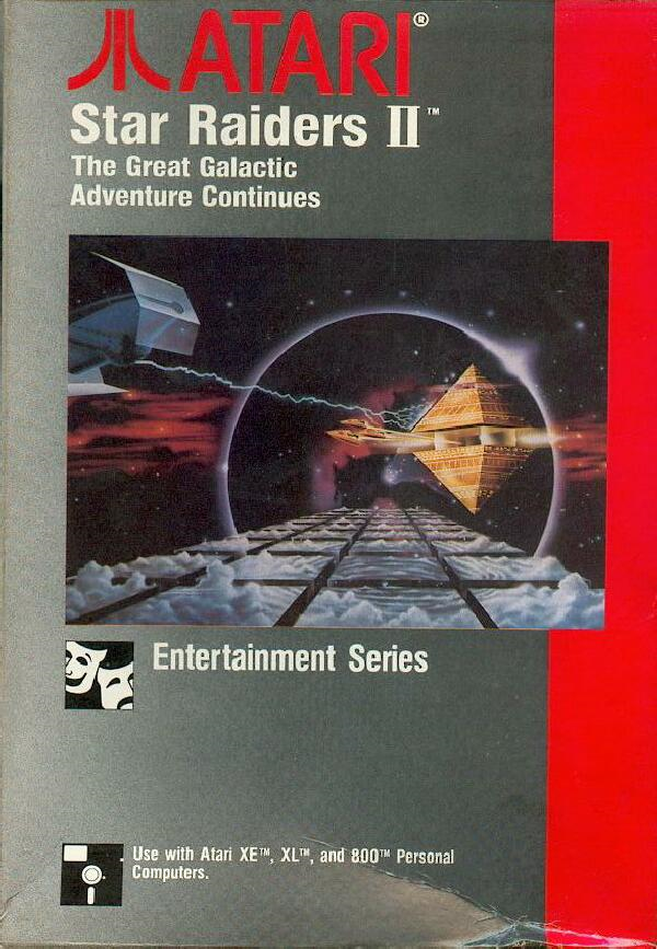 Star Raiders II box art for Atari XE