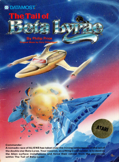 Tail Of Beta Lyrae box art for Atari 400
