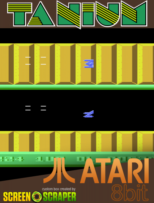 Tanium box art for Atari 400