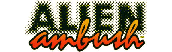 Alien Ambush logo for Atari 400