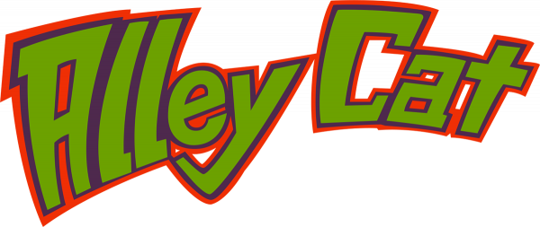 Alley Cat logo for Atari 400