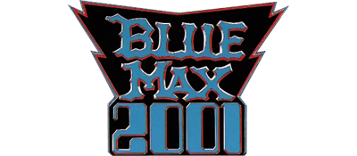 Blue Max 2001 logo for Atari 400